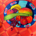 Fruit (Mostly), 24" x 24" by Judy Feldman
