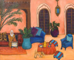 Moroco Morning 24" x 30" by Judy Feldman