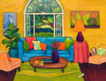 Cleo in the Garden Room by Judy Feldman