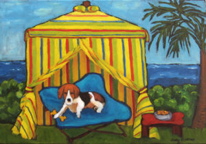 Cabana Dog by Judy Feldman