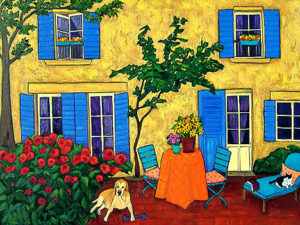 Afternoon in Provence 36" x 48" by Judy Feldman